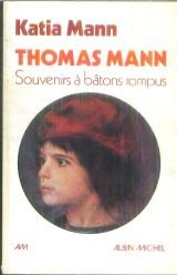 Couverture de Thomas Mann, souvenirs à bâtons rompus