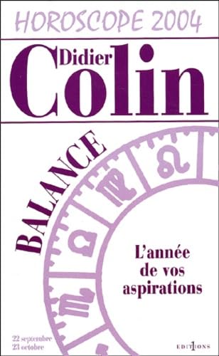 L'Année de la balance 2004