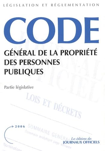 Code général de la propriété des personnes publiques: Partie législative
