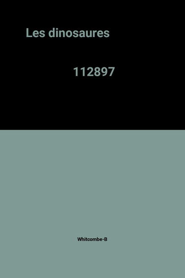 Les Dinosaures