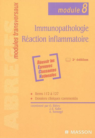 Immunopathologie, réaction inflammatoire : module 8