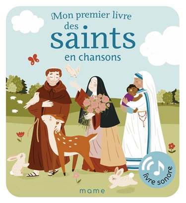 Couverture de Mon premier livre des saints en chansons