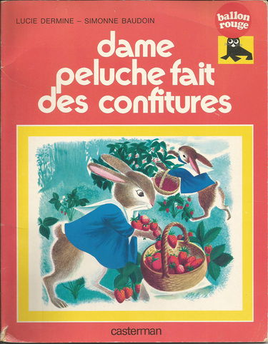 Dame peluche fait des confitures