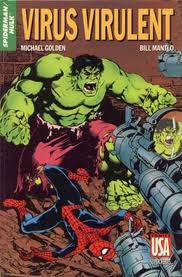 Couverture de Virus virulent : Spiderman-Hulk