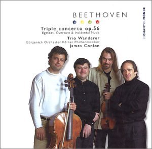 Couverture de Triple Concerto, op 56 / Egmont, op 84 (extraits)