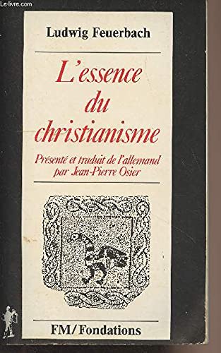 Couverture de L'Essence du christianisme