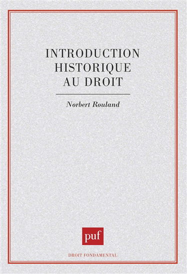 Introduction historique au droit