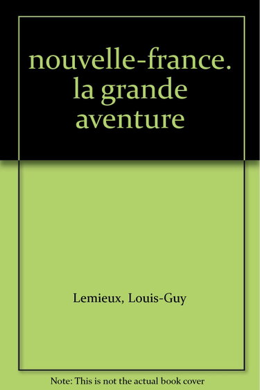 Couverture de Nouvelle-france. la grande aventure