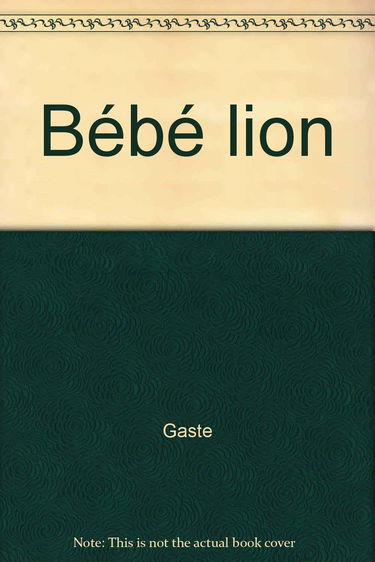 Bébé lion