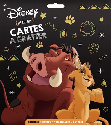 Couverture de DISNEY ANIMAUX : Pochette Cartes à gratter par XXX