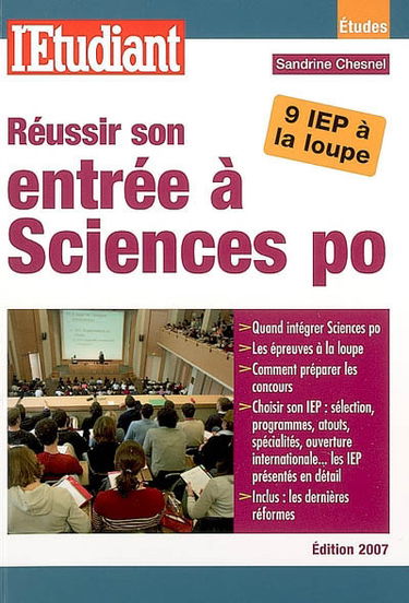 Réussir son entrée à Sciences Po