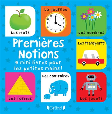Premières notions : 9 mini livres pour les petites mains !