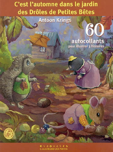 Couverture de C'est l'automne dans le jardin des drôles de petites bêtes