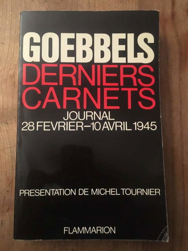 Derniers carnets : journal 28 févr.-10 avr. 1945