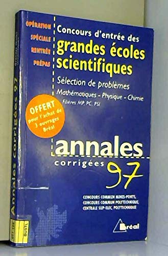 Annales scientifiques corrigées 1997 grt