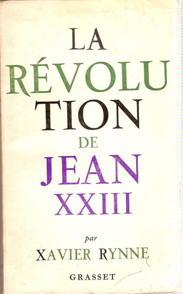 Couverture de La révolution de jean xxiii in-8° br. 251 pp. 0, 340 kg