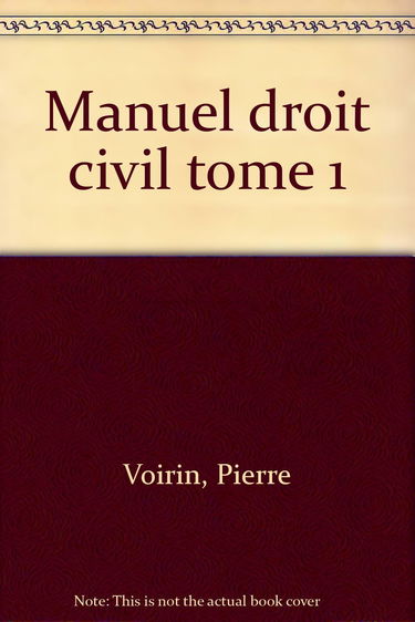 Droit Civil T1