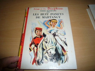 Couverture de Pierre Maniquaire. Illustrations de G. de Sainte-Croix. Les Huit poneys de Martangy