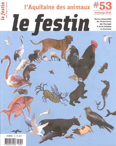 Couverture de Festin (Le), n° 53. L'Aquitaine des animaux par Collectif