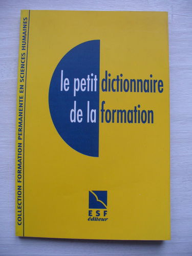 Petit dictionnaire de la formation