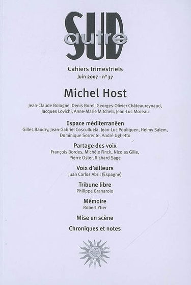 Autre Sud, n° 37. Michel Host