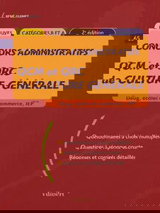 QCM et QRC de culture générale: Catégories B et A