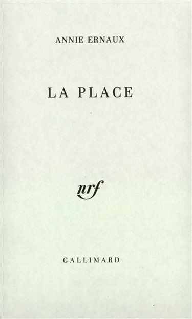 Couverture de La place par Annie Ernaux