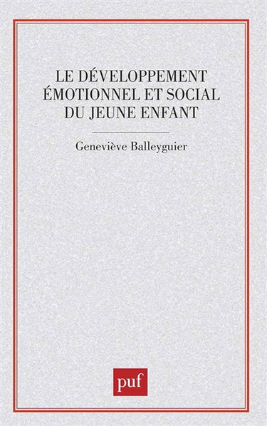 Développement émotionnel et social du jeune