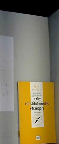 TextesConstitutionnels étrangers