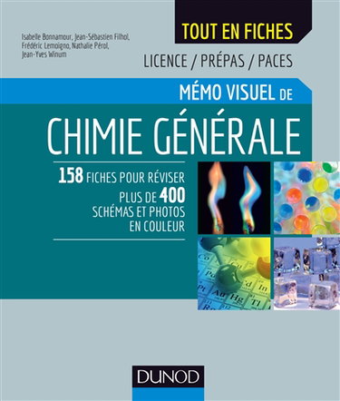 Couverture de Mémo visuel de chimie générale : licence, prépas, Paces
