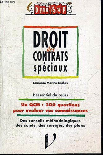Droit des contrats spéciaux
