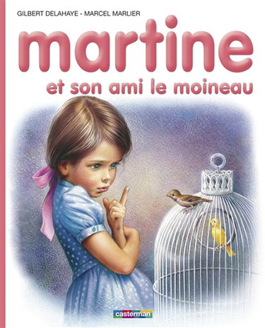 Martine et son ami le moineau