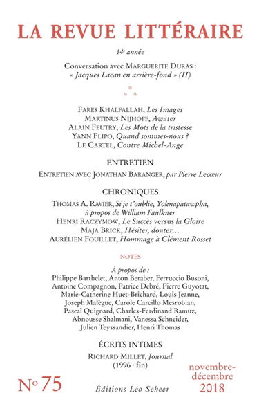 Revue littéraire (La), n° 75