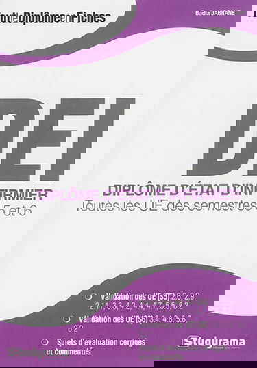 DEI, diplôme d'Etat d'infirmier : toutes les UE des semestres 5 et 6