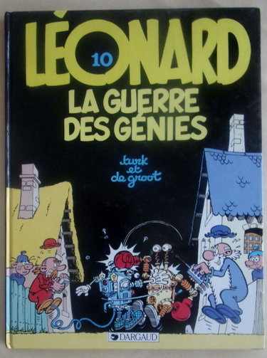 Couverture de La Guerre des génies (Léonard) par Bob De Groot