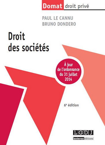 Couverture de Droit des sociétés