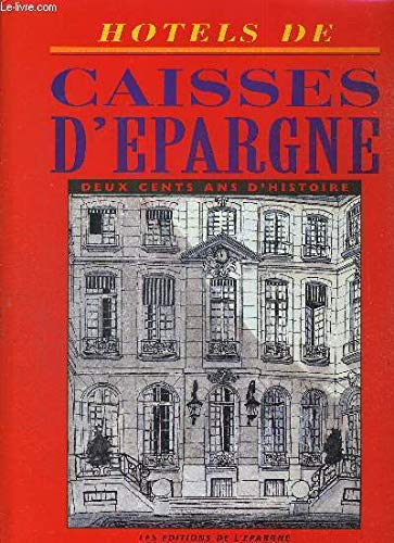Couverture de Hôtels de caisses d'epargne