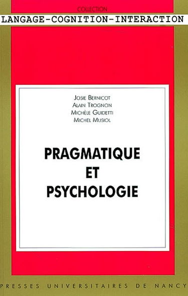 Pragmatique et psychologie