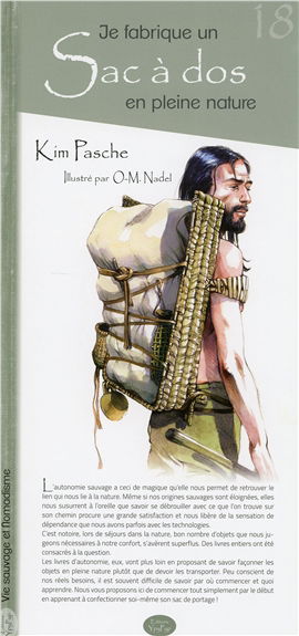 Je fabrique un sac à dos en pleine nature