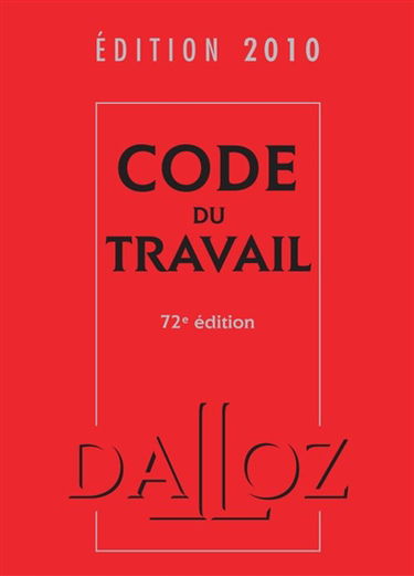 Code du travail 2010