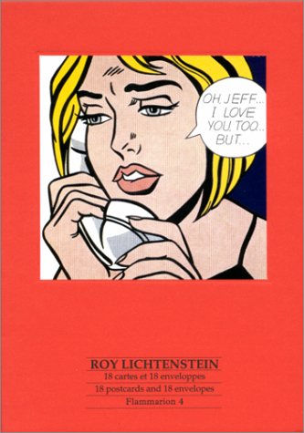 Couverture de Coffret de 18 cartes postales et enveloppes Lichtenstein par Collectif
