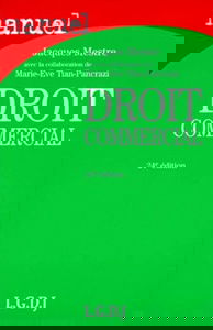 Droit commercial, 24e édition