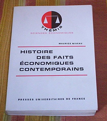 Couverture de Histoire des faits économiques contemporains