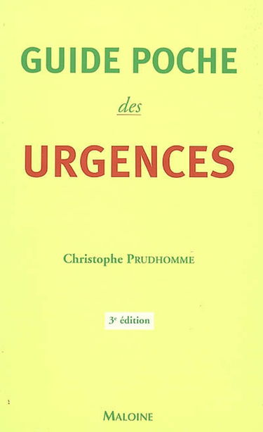 Guide poche des urgences