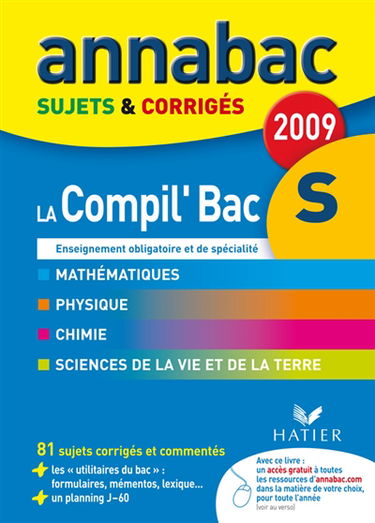 La compil' bac S : mathématiques, physique, chimie, sciences de la vie et de la terre : enseignement obligatoire et de spécialité