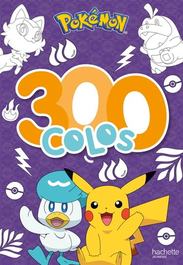 Pokémon : 300 colos : Livre de coloriages