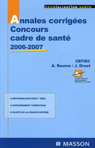 Annales corrigées, concours cadre de santé 2006-2007