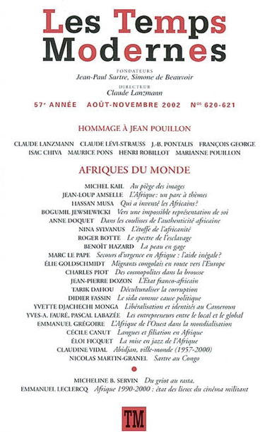 Temps modernes (Les), n° 620. Afriques du monde