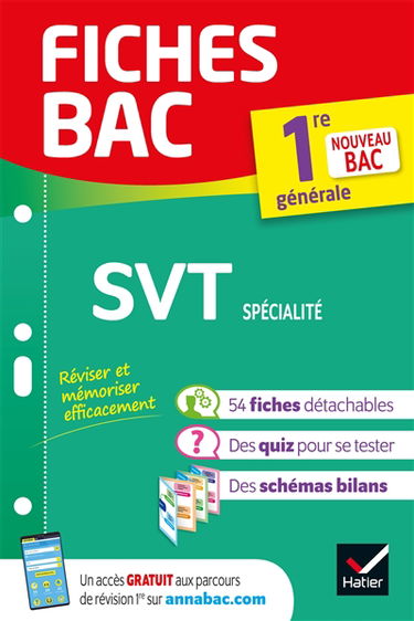 SVT spécialité, 1re générale : nouveau bac