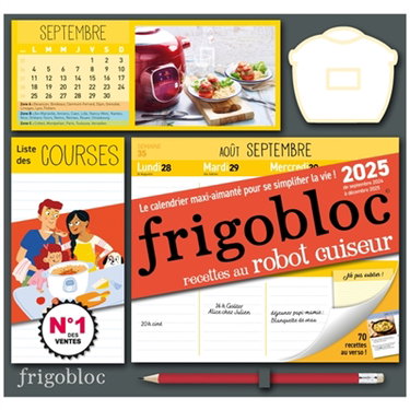Couverture de Frigobloc Hebdomadaire 2025 Robot cuiseur (de sept. 2024 à déc. 2025) par Collectif